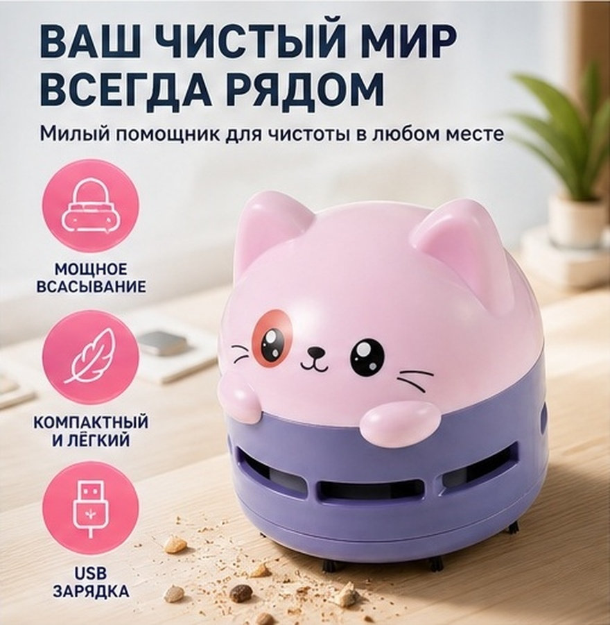 Mini Desktop Vacuum Cleaner For Eraser Dust - Mini Vacuum Cleaner for Desk Desktop