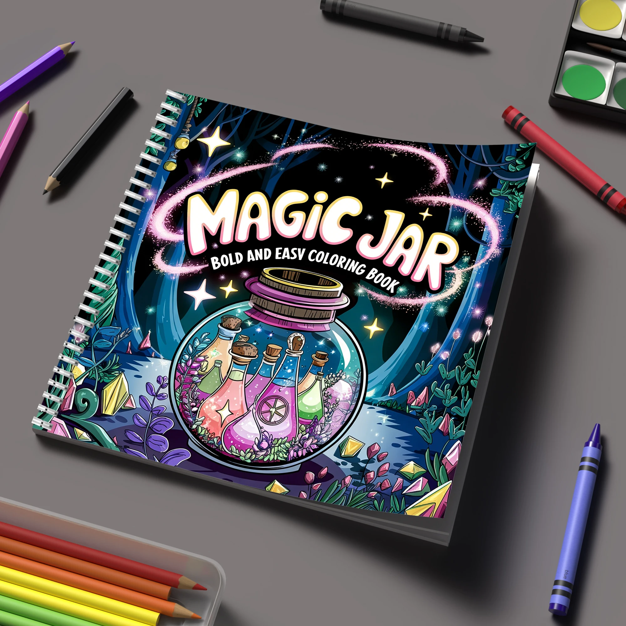Coloring Book Magic Jar for Ad - đánh giá và giá School Supplies