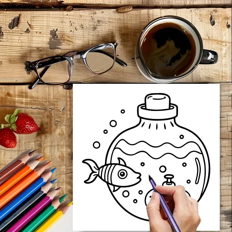 Coloring Book Magic Jar for Ad - đánh giá và giá School Supplies