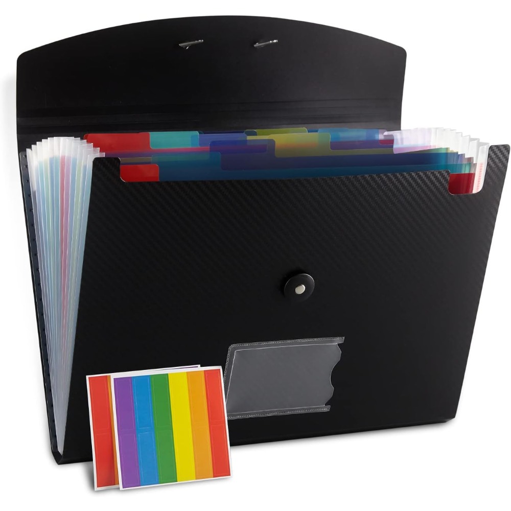 13 Pocket Expanding File Folde - đánh giá và giá Expandable Accordion File Folder 13 Pockets