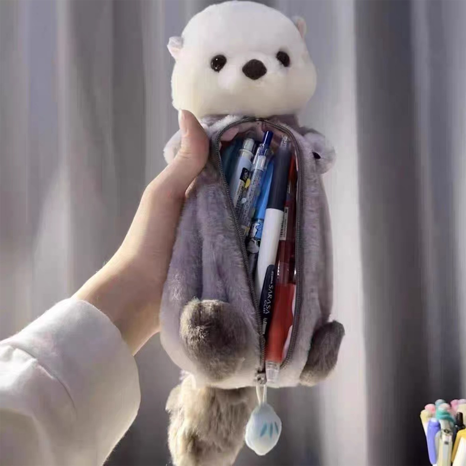 Creative Plush Toy Pencil Case - đánh giá và giá School Supplies