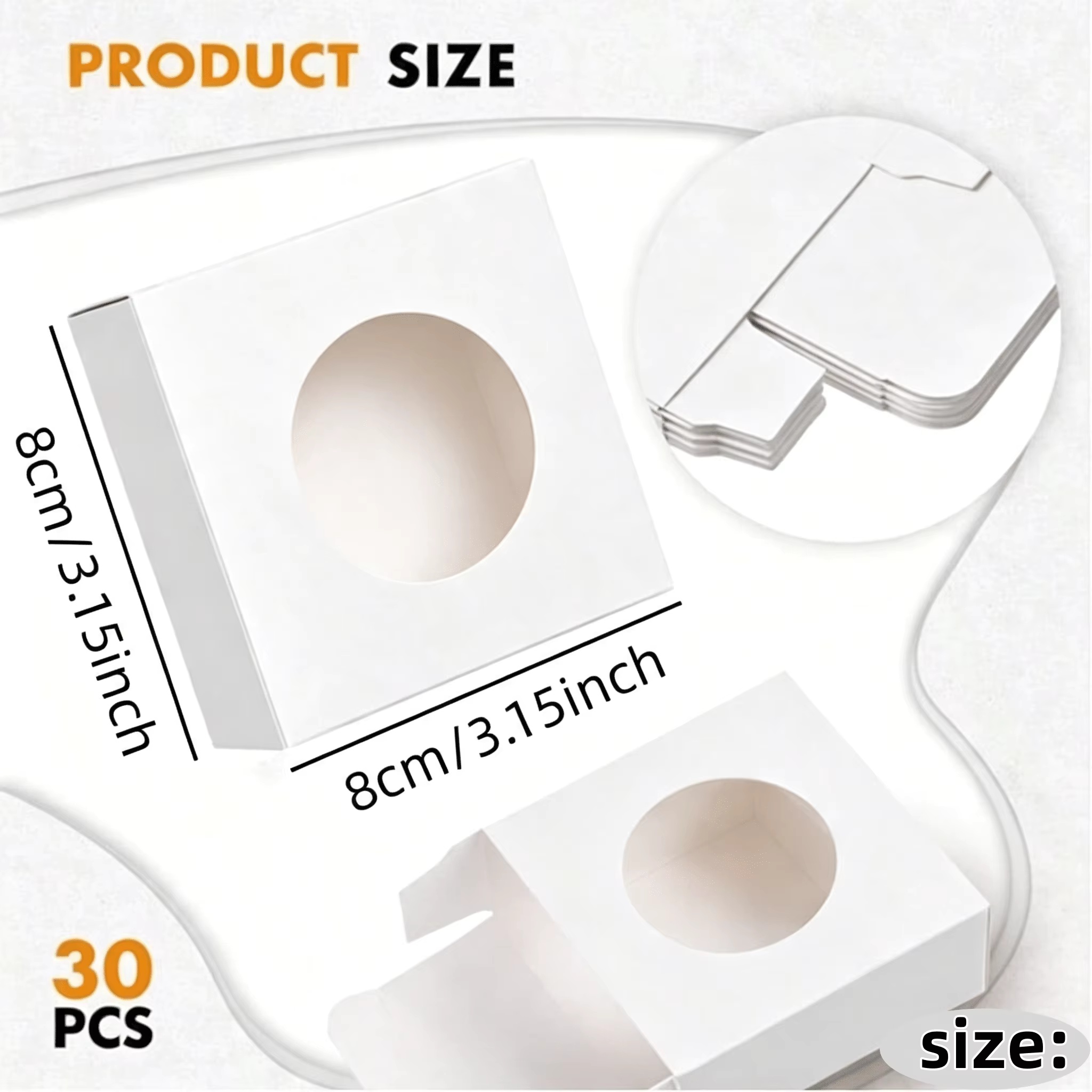 50pcs Square Transparent Windo - đánh giá và giá School Supplies