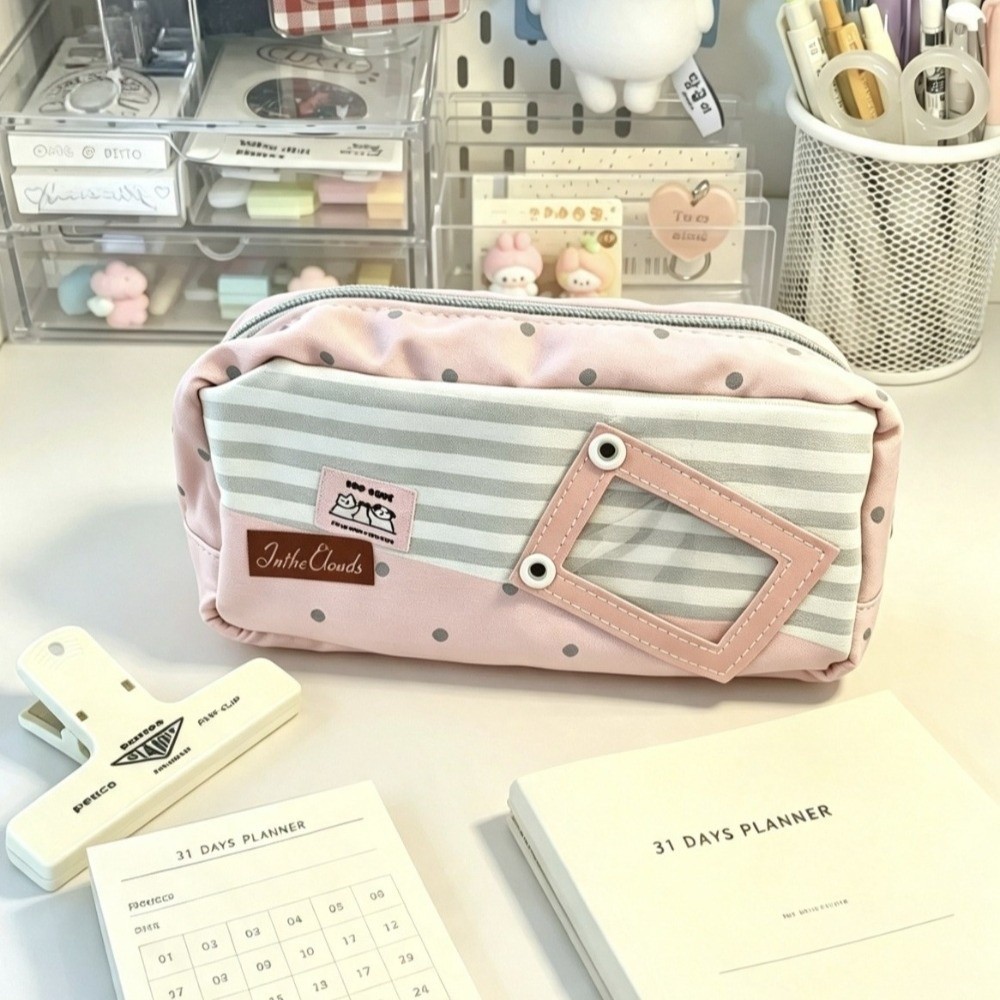 Large Capacity Pencil Case Pol - đánh giá và giá Aesthetic Large Pencil Case Pouch
