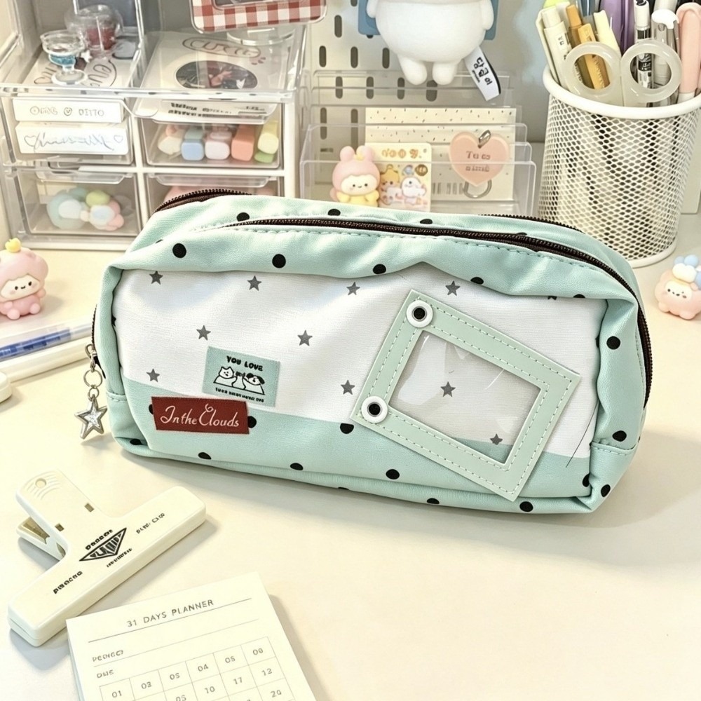 Large Capacity Pencil Case Pol - đánh giá và giá Aesthetic Large Pencil Case Pouch