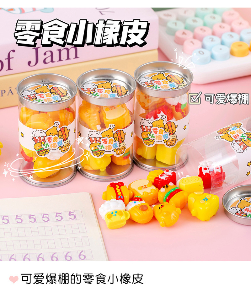Creative Cartoon Snack Eraser  - đánh giá và giá School Supplies