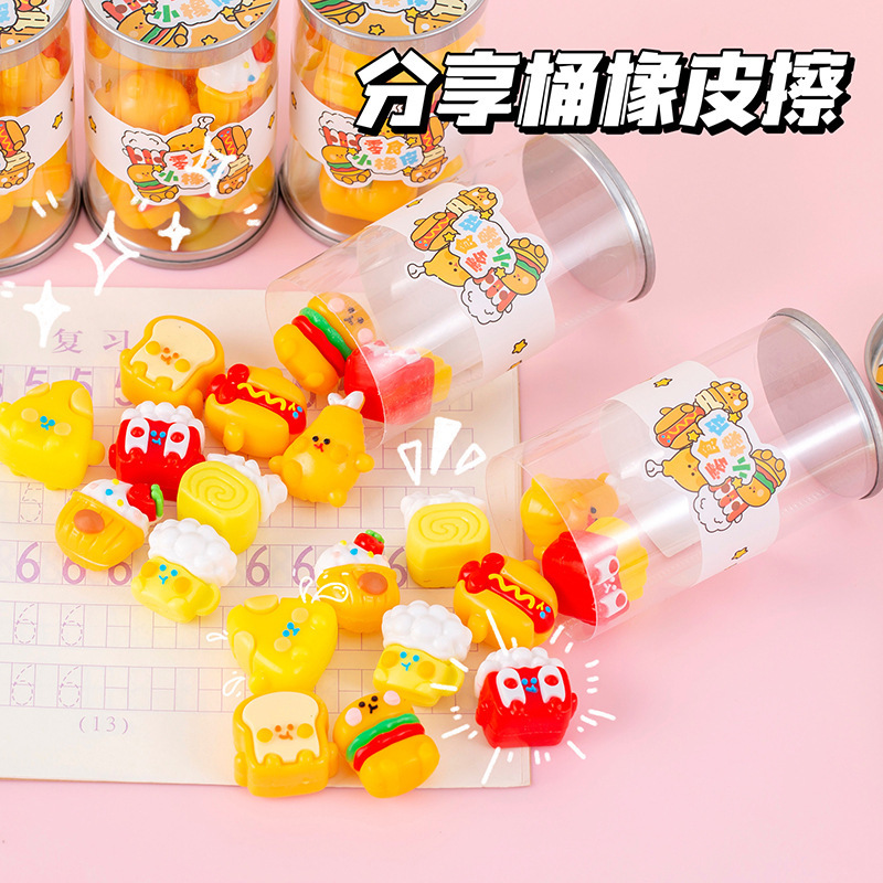 Creative Cartoon Snack Eraser  - đánh giá và giá School Supplies