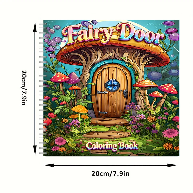 Coloring Book Fairy Door for A - đánh giá và giá School Supplies